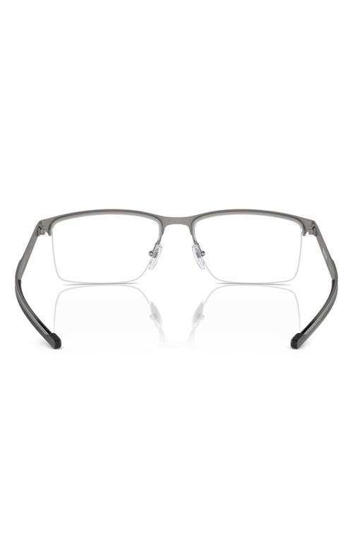 Scuderia Ferrari 57mm Rectangle Optical Glasses In Gray