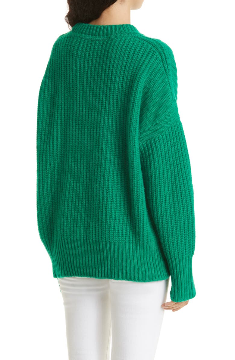 La Ligne Shaker Stitch Cashmere Sweater, Alternate, color,