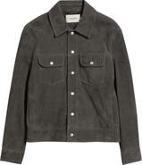 FRAME Suede Trucker Jacket