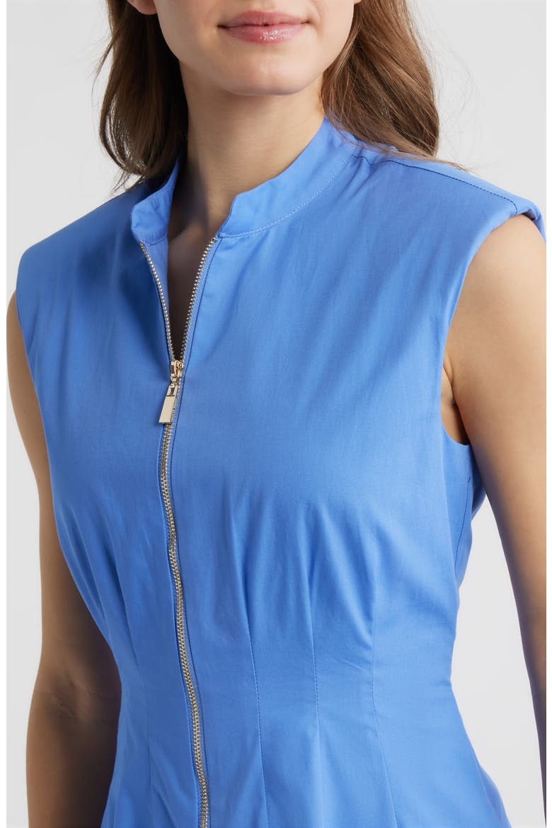 Sleeveless Cotton Dress, Alternate, color, PERIWINKLE