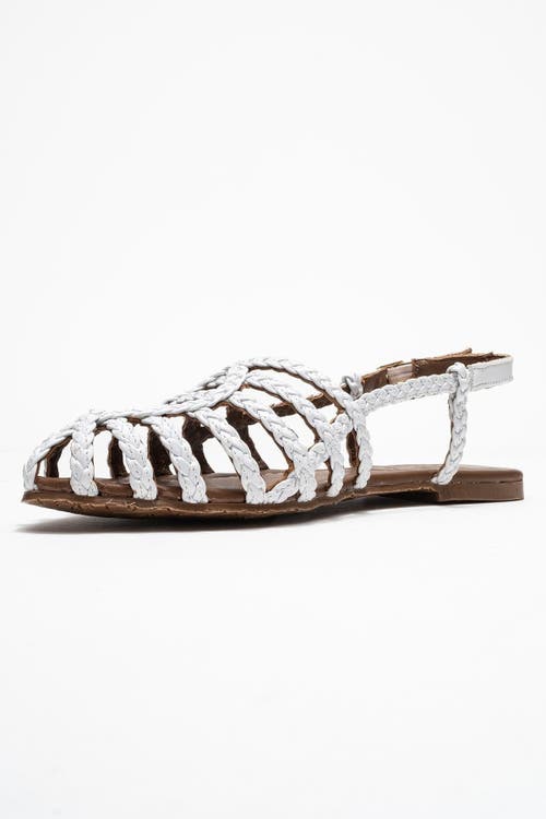 Prologue Shoes Claudia Slingback Sandal In White
