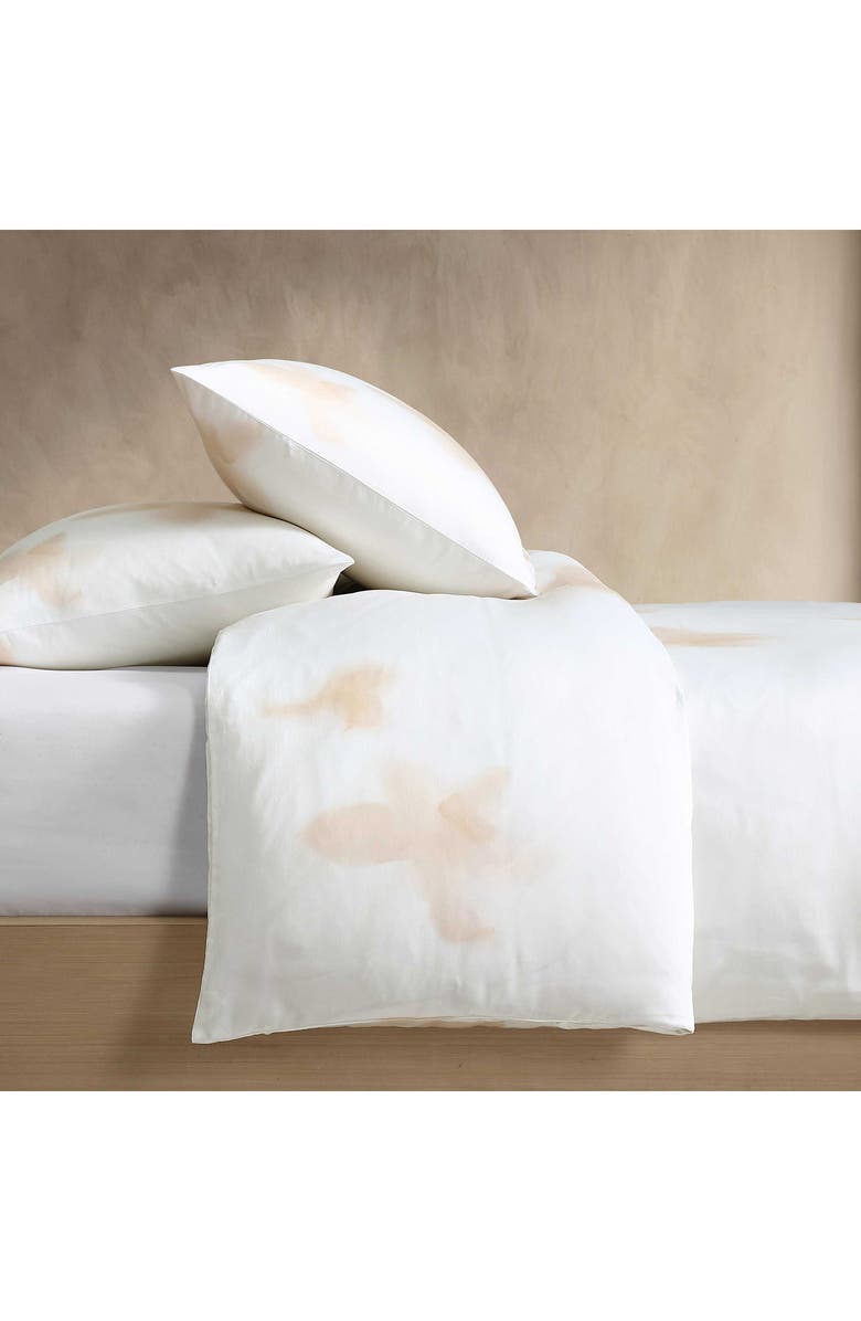Calvin Klein Liquid Floral 300 Thread Count Cotton Comforter & Shams Set, Alternate, color, Light Beige