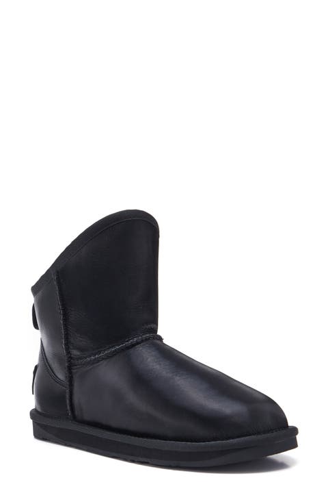 Cosy Genuine Shearling Extra Short Bootie (Women)