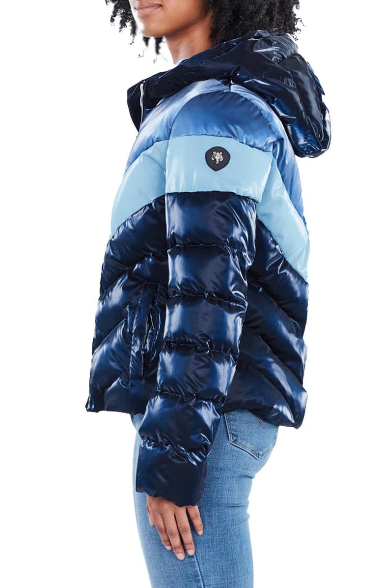Woodpecker Robin Water Resistant Hooded Quilted Puffer Jacket, Alternate, color, 