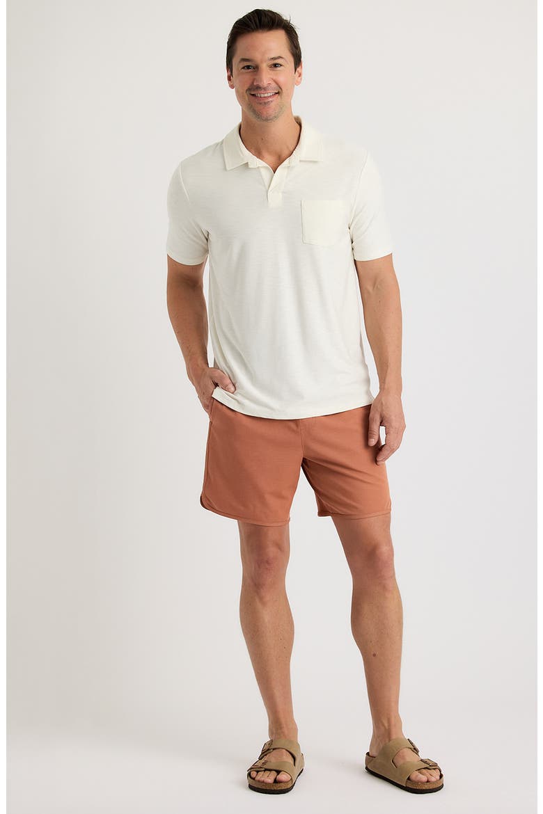Slub Polo II, Alternate, color, SEA SALT