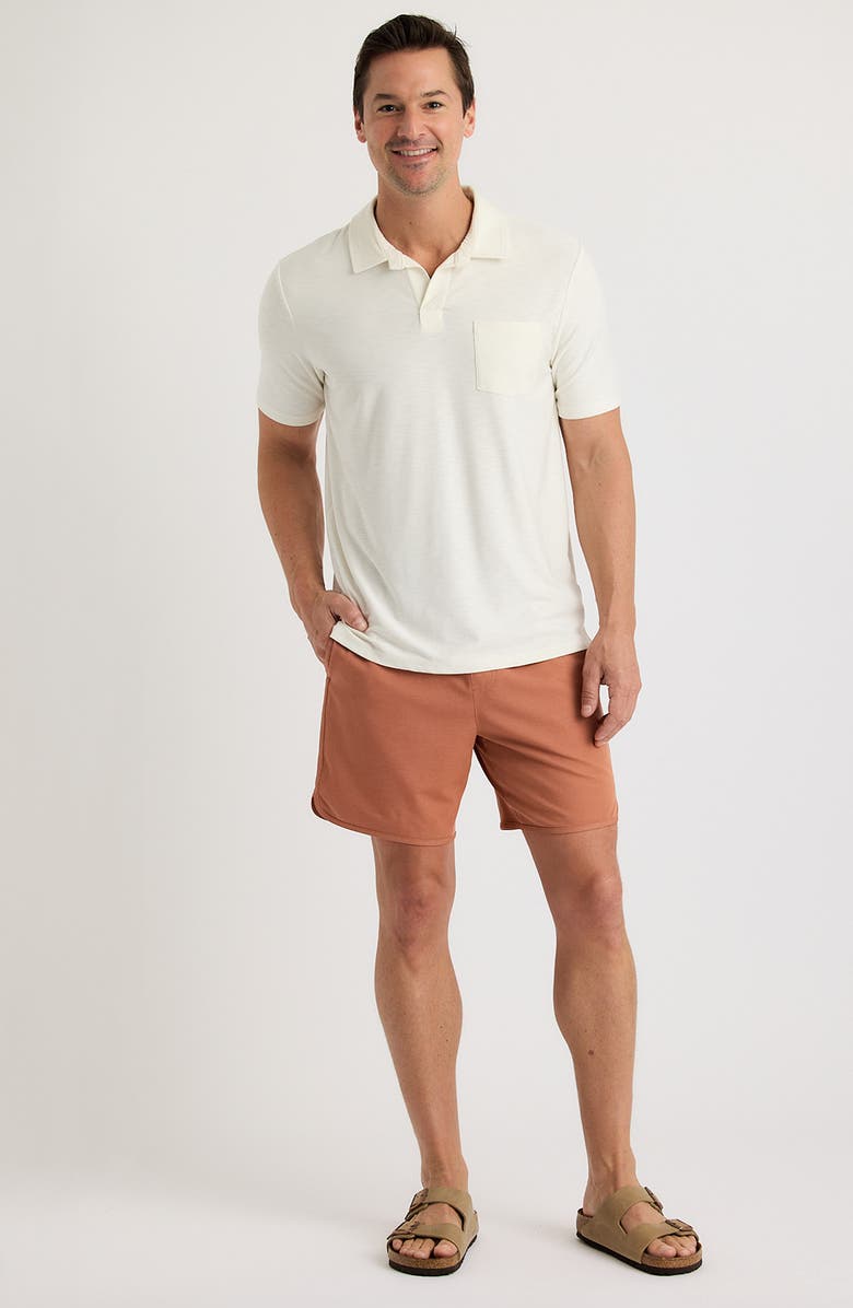 Free Fly Slub Polo II, Alternate, color, Sea Salt