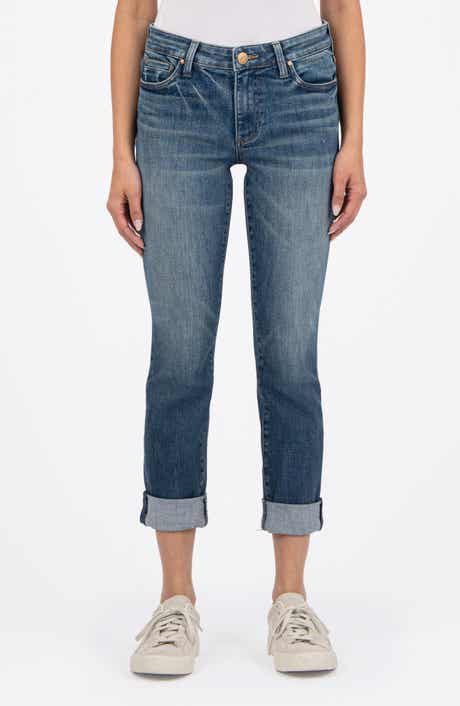 KUT from the Kloth Catherine Cuffed Boyfriend Jeans