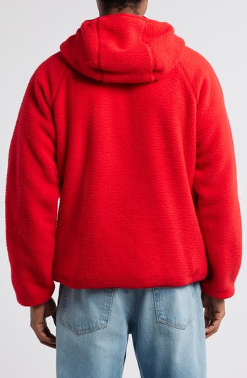 Grin Front Cotton Fleece Zip Hoodie