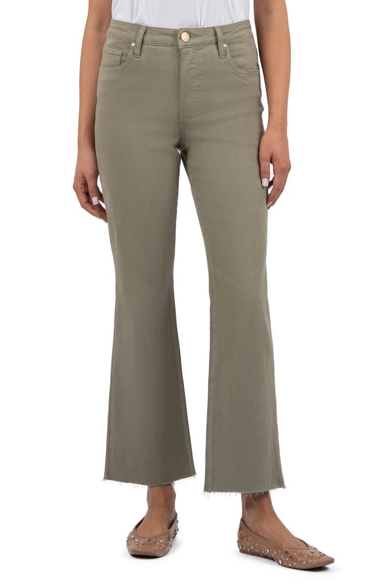KUT from the Kloth Kelsey High Waist Flare Ankle Jeans, Main, color, 