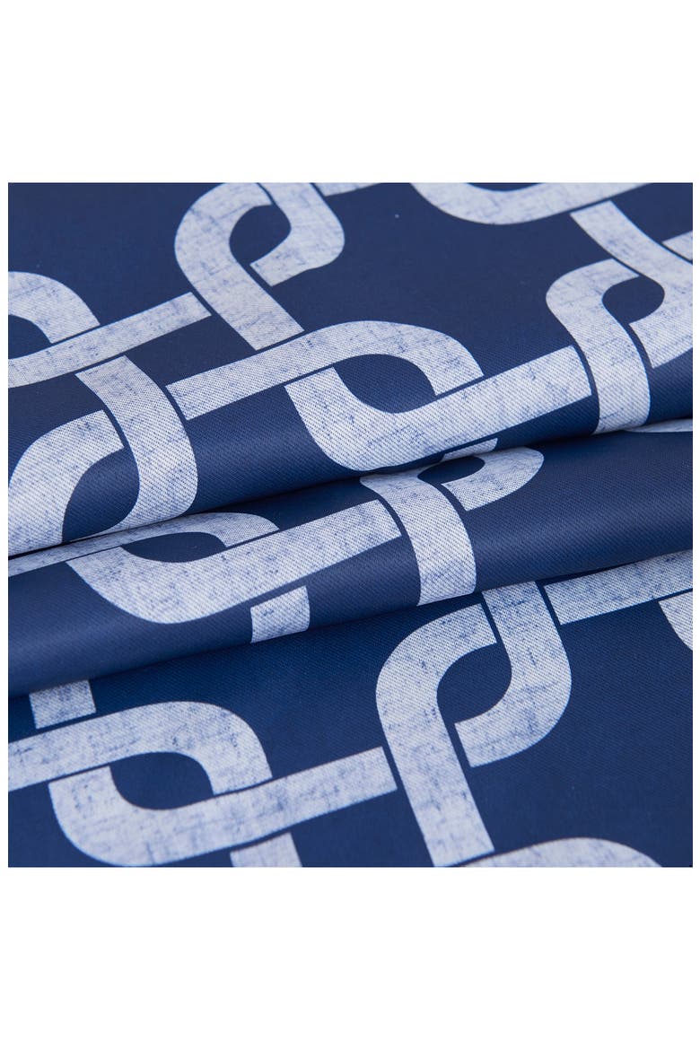 Interlock Single Blackout Panel Curtain, Alternate, color, NAVY