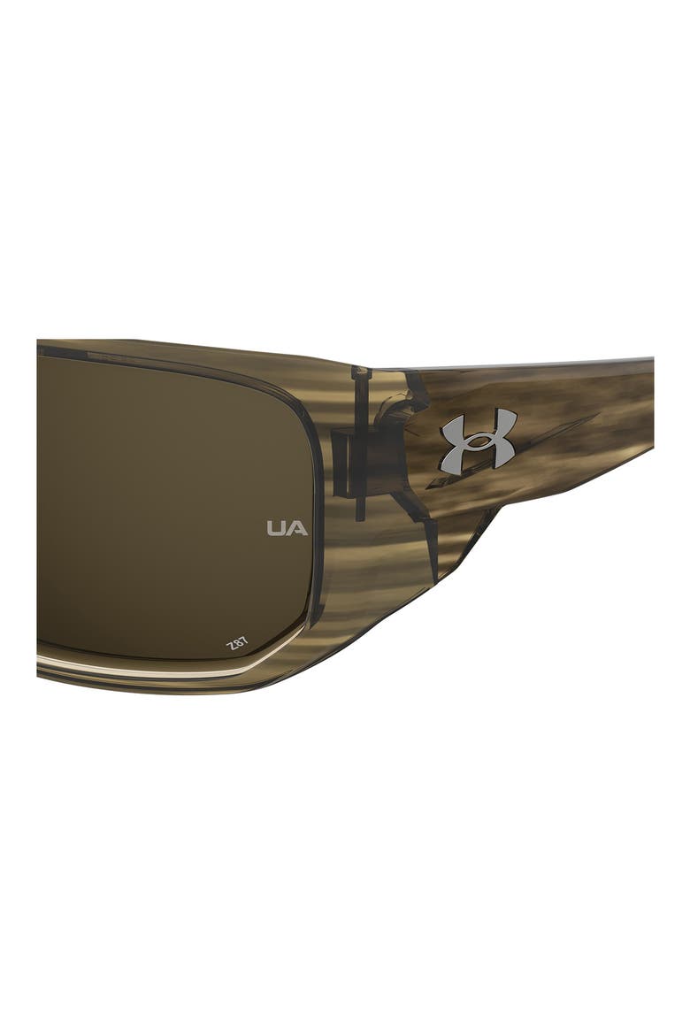Attack 2 63mm Wrap Sunglasses, Alternate, color, WOOD BROWN/ BROWN OLEOPHOBIC