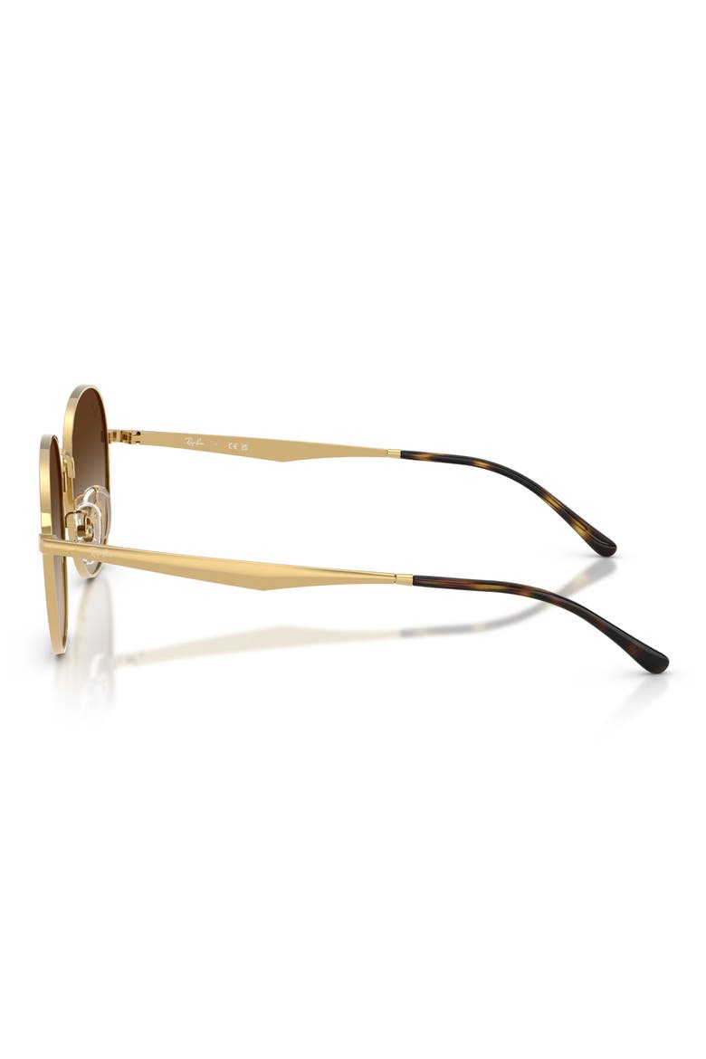 57mm Phantos Round Sunglasses, Alternate, color, ARISTA / BROWN GRADIENT