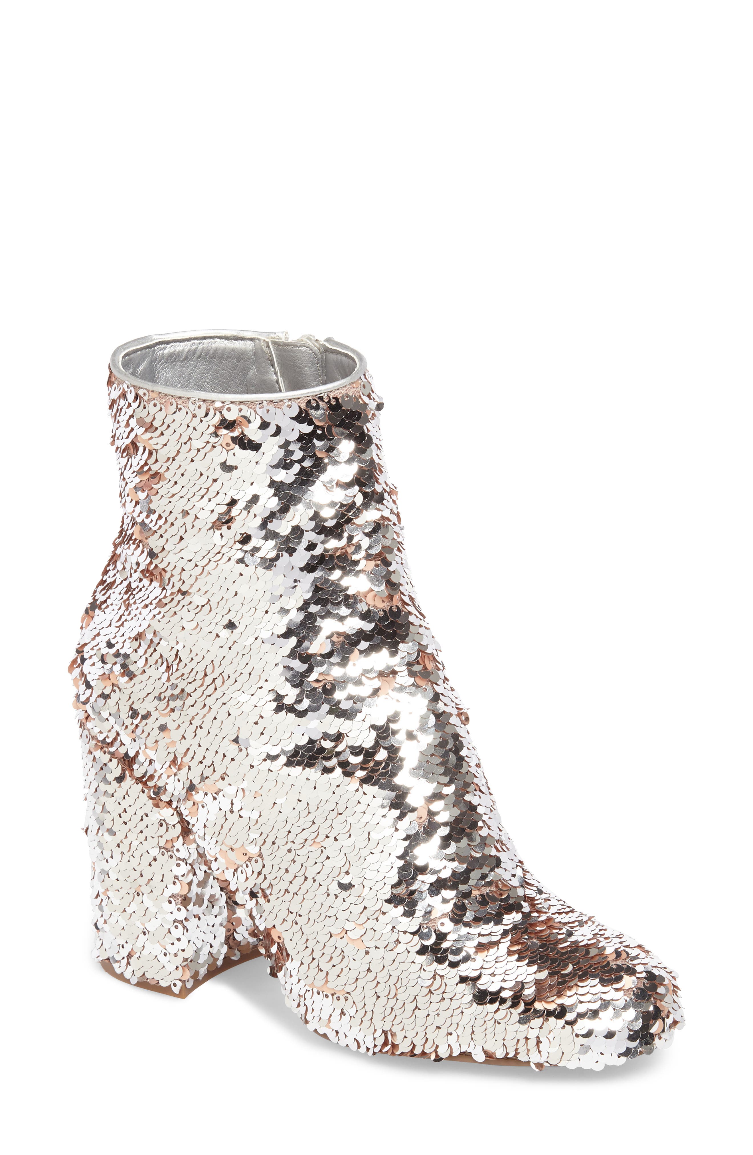 Steve Madden Georgia Sequin Bootie, Main, color, 