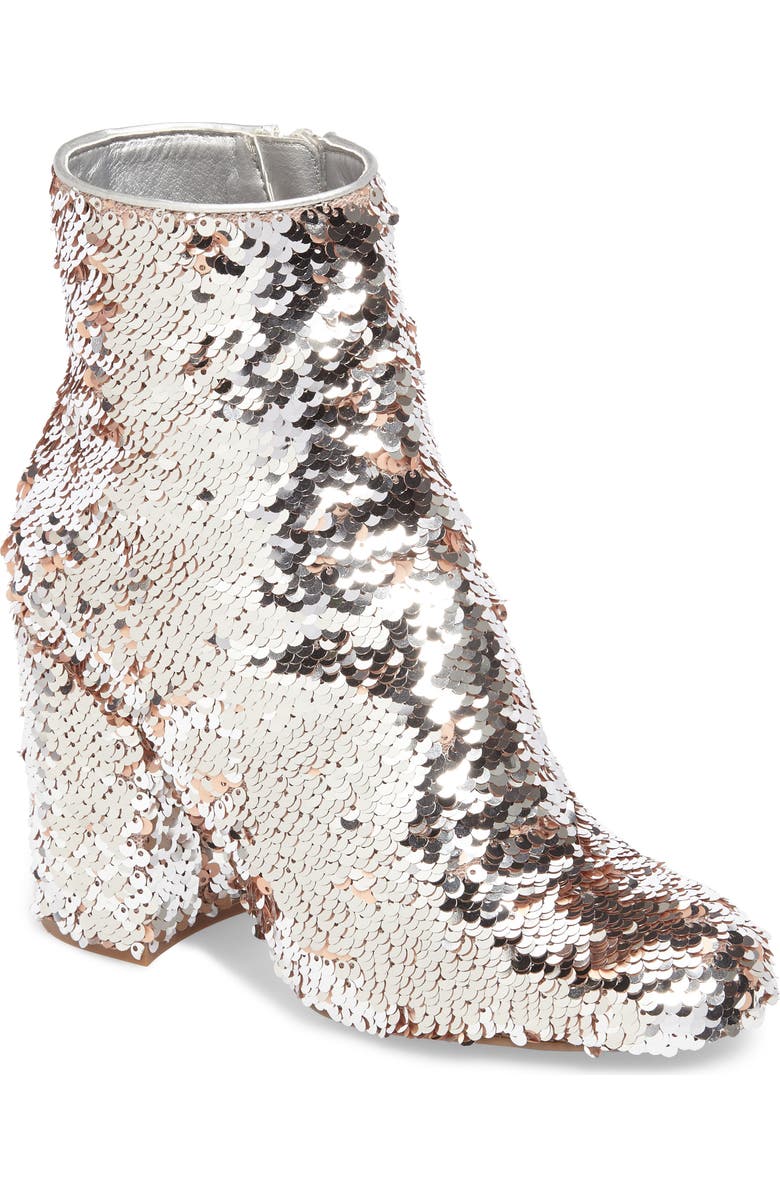 Steve Madden Georgia Sequin Bootie, Main, color,