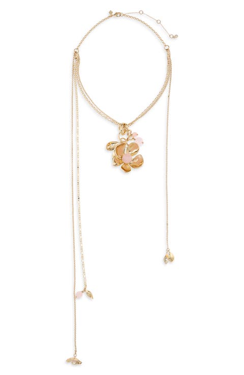 gilded garden statement necklace