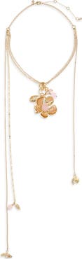 Kate Spade New York gilded garden statement necklace