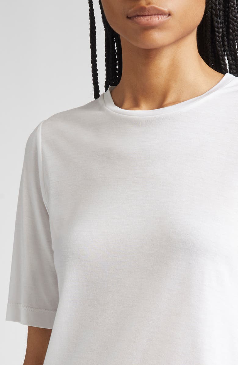 PARTOW Parker Modal & Cashmere T-Shirt, Alternate, color, White