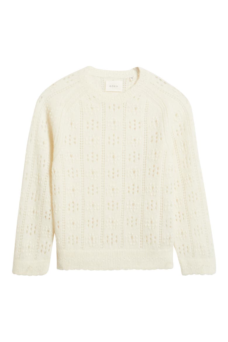 Emiliana Open Stitch Sweater, Alternate, color, IVORY