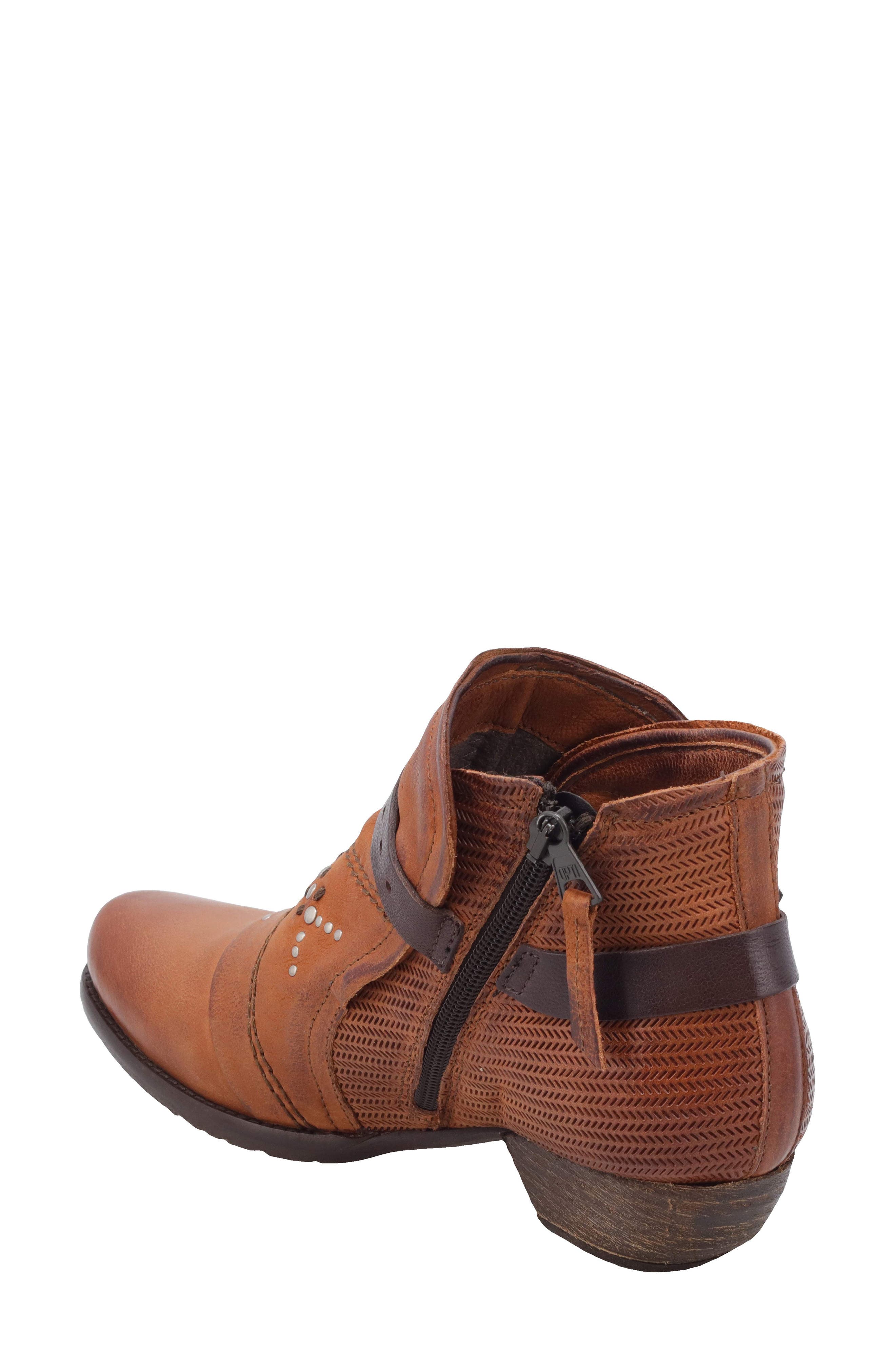Marnie Studded Bootie, Alternate, color, BRANDY LEATHER