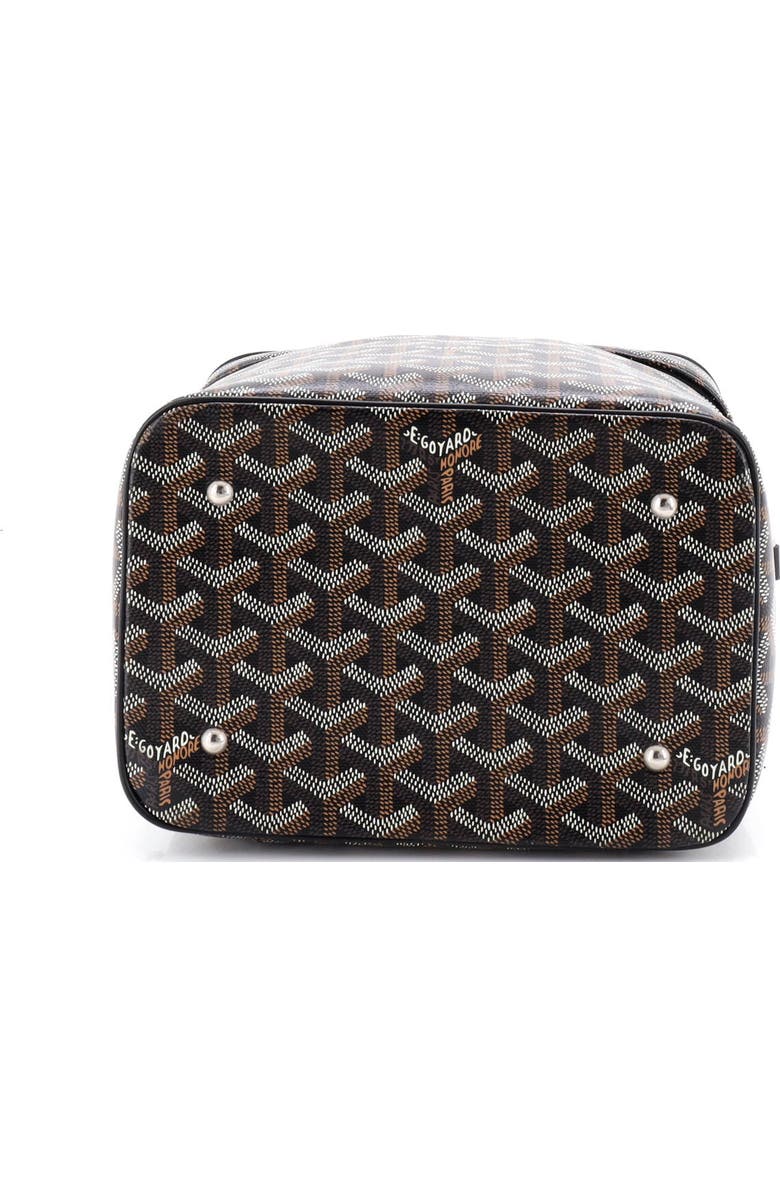 Pre-Owned Goyard Muse Vanity Case Coated Canvas, Alternate, color, Black