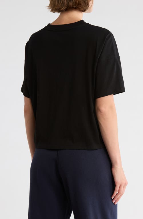 Calvin Klein Performance Puff Print Logo T-shirt In Black