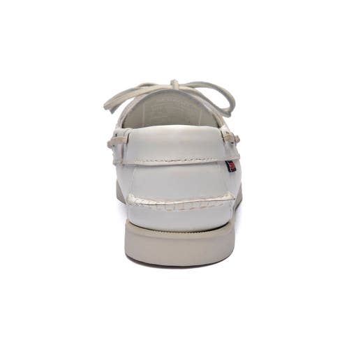 Sebago Docksides Portland Woman Boat Shoes In White