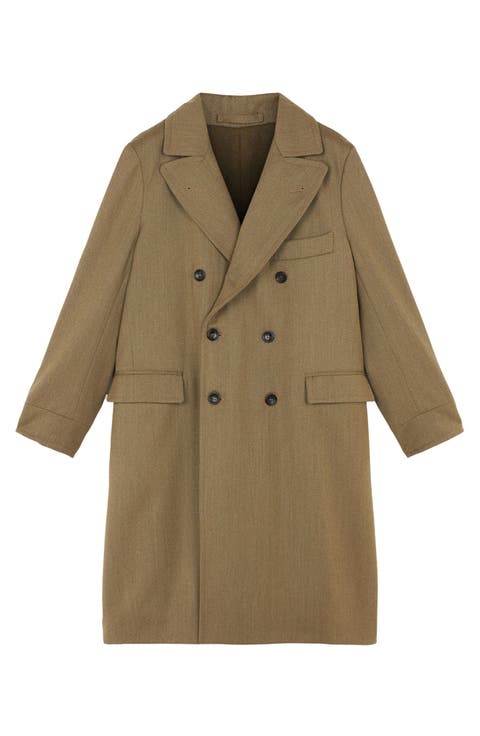 Serwilliam Wool Double-Breasted Coat