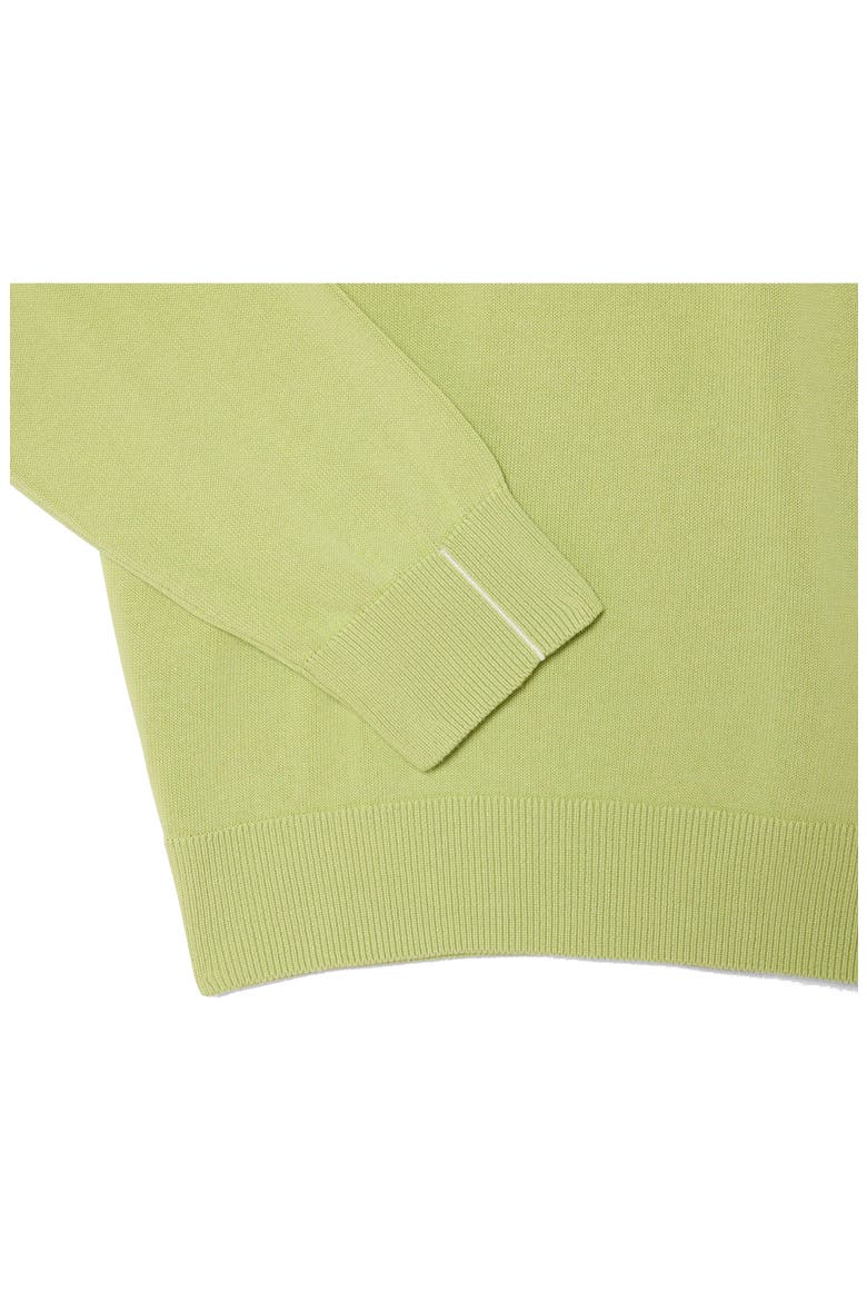 Solid Cotton Jersey Crewneck Sweater, Alternate, color, BIRCH