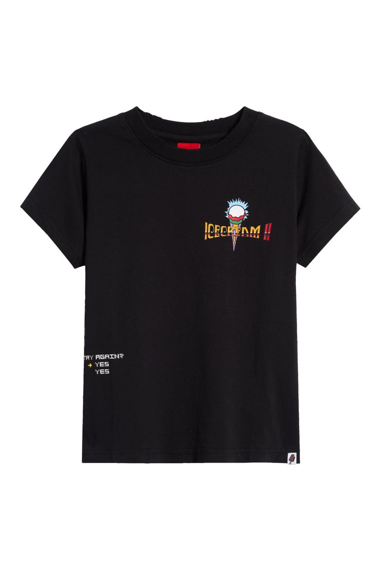 Kids' Fantasy Cotton Graphic T-Shirt, Main, color, STRETCH LIMO