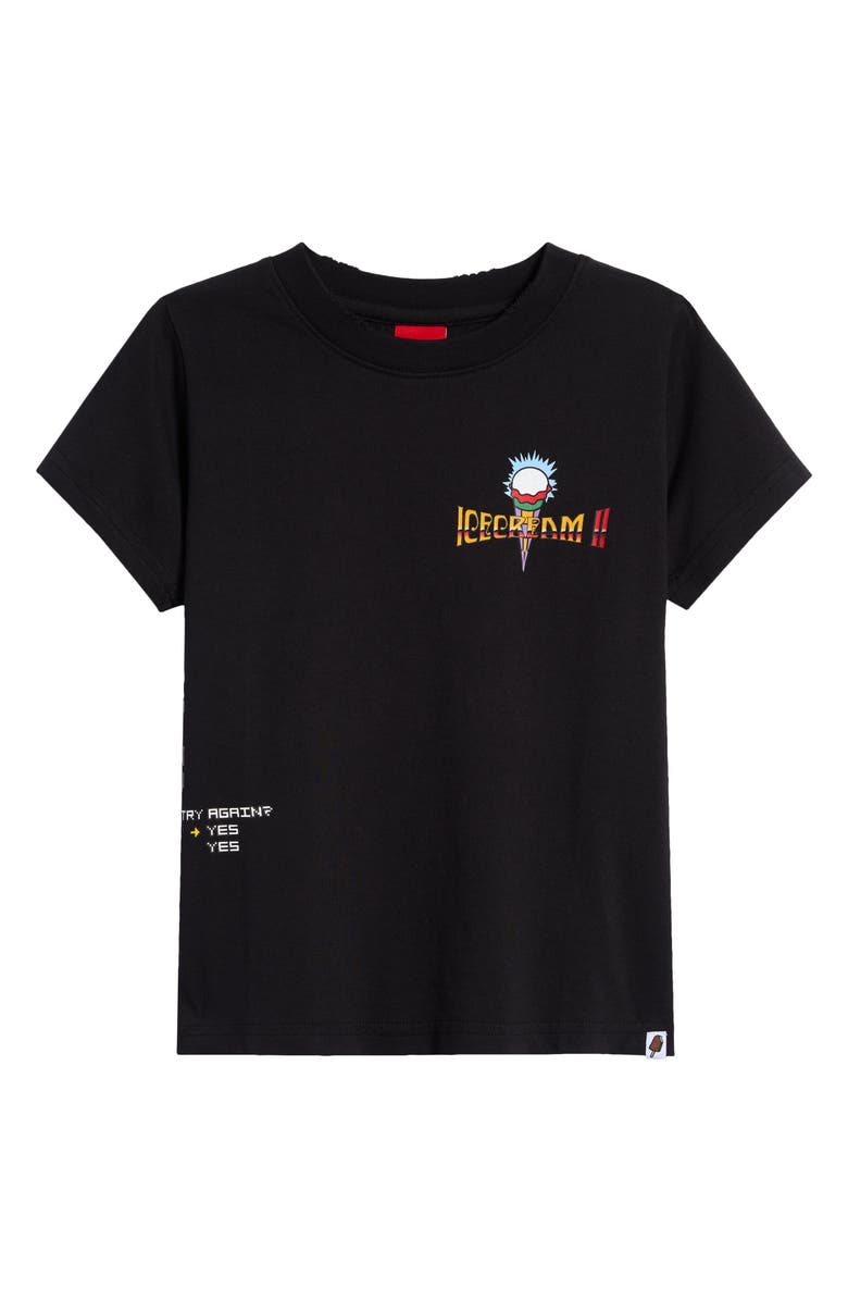 ICECREAM Kids' Fantasy Cotton Graphic T-Shirt, Main, color, Stretch Limo