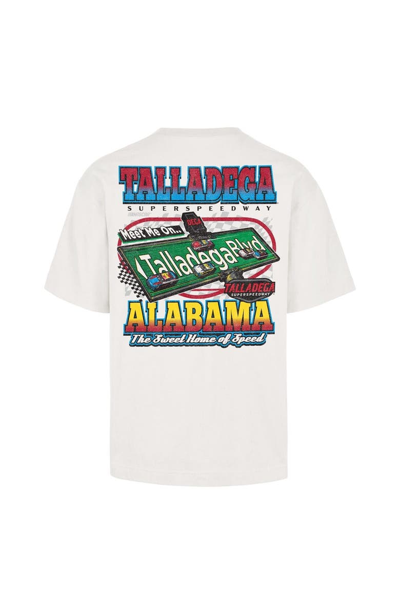 '47 Men's '47 White Talladega Superspeedway Backer T-Shirt, Alternate, color, White