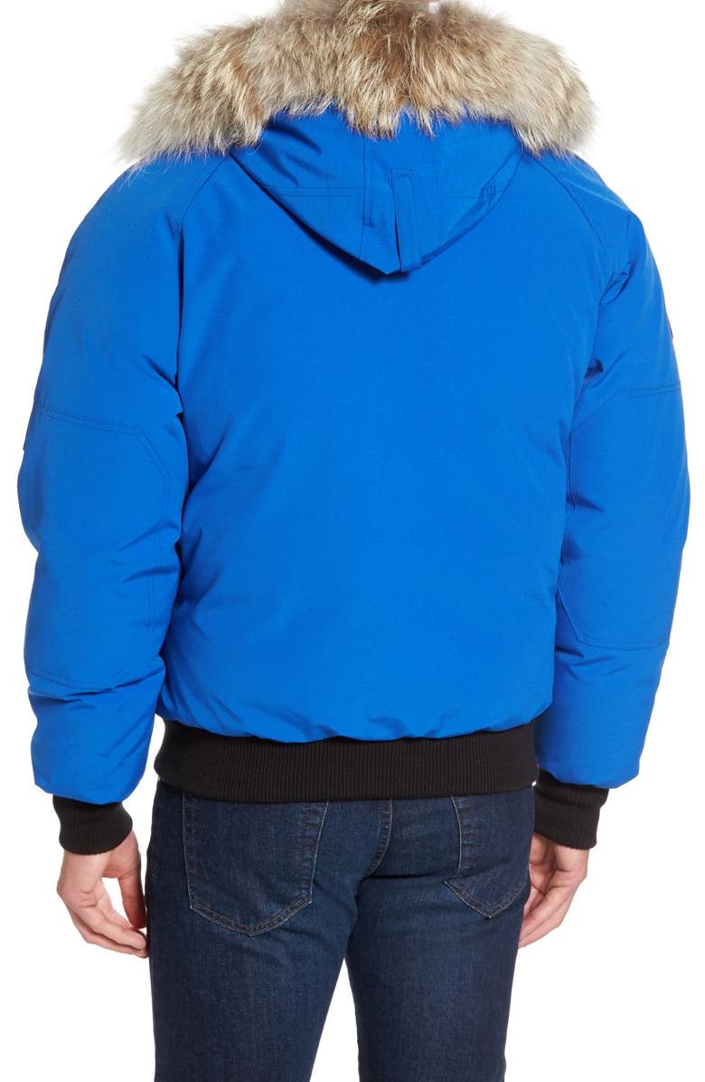 Canada Goose PBI Chilliwack Down Bomber Jacket with Genuine Coyote Trim, Alternate, color, 