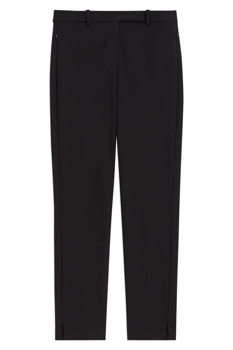 Bistretch High Waist Taper Pants, Alternate, color, BLACK