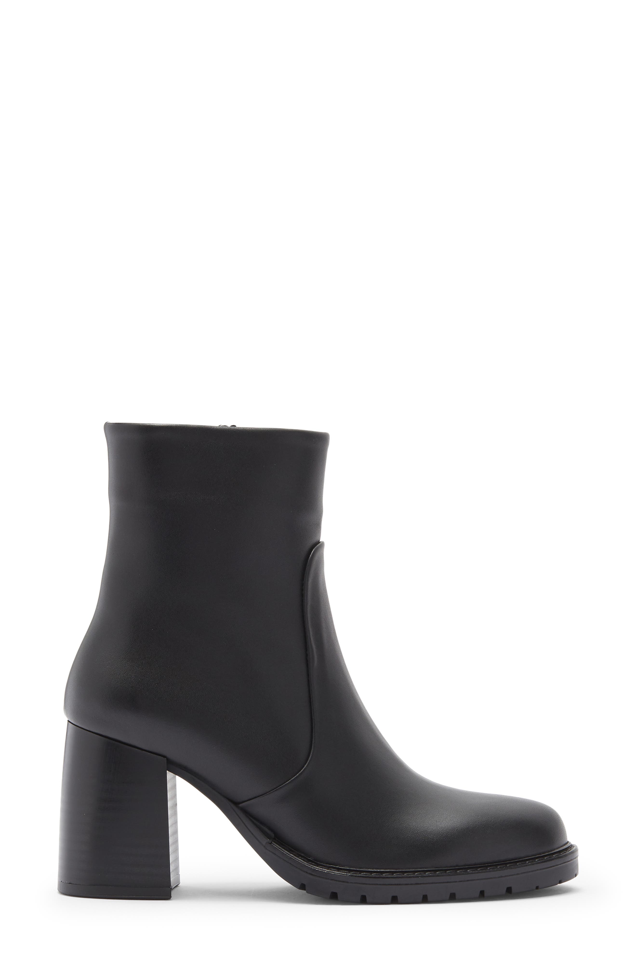 La Canadienne Livon Platform Bootie, Alternate, color, Black