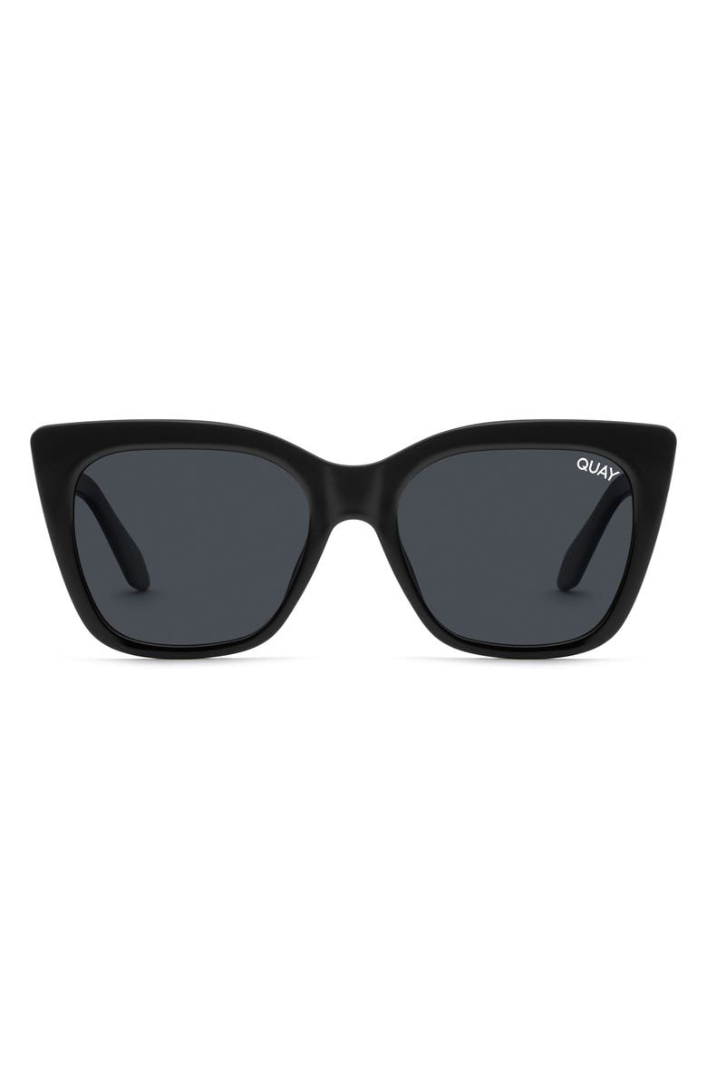 QUAY Tag Me Polarized 55mm Cat Eye Sunglasses, Main, color,