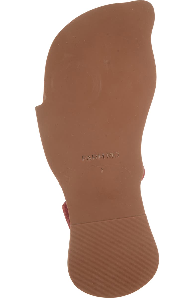 FARM Rio Lobster Slingback Sandal, Alternate, color, Scarlet And Lilac