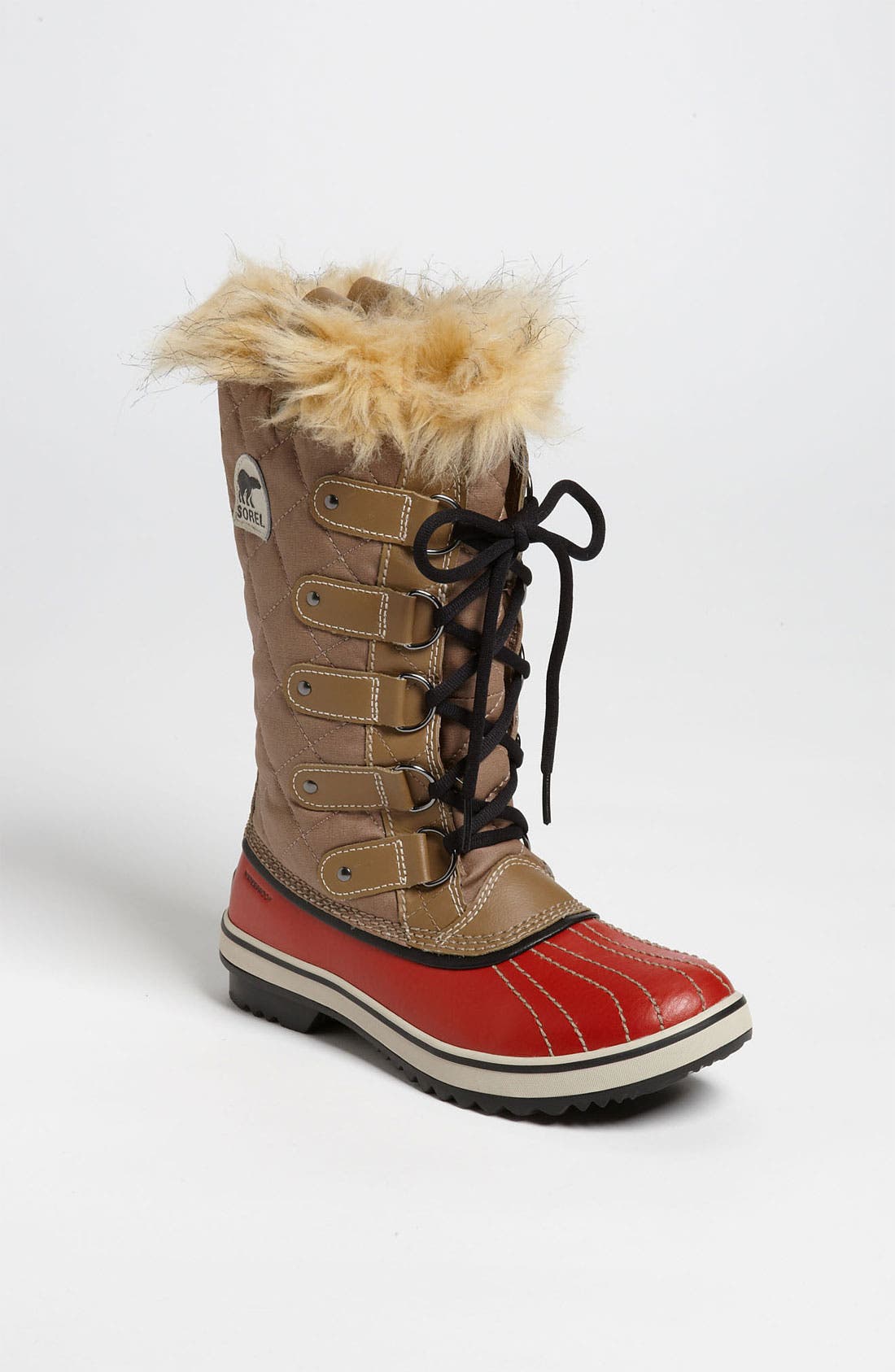 'Tofino' Boot, Main, color, RED/ TAN