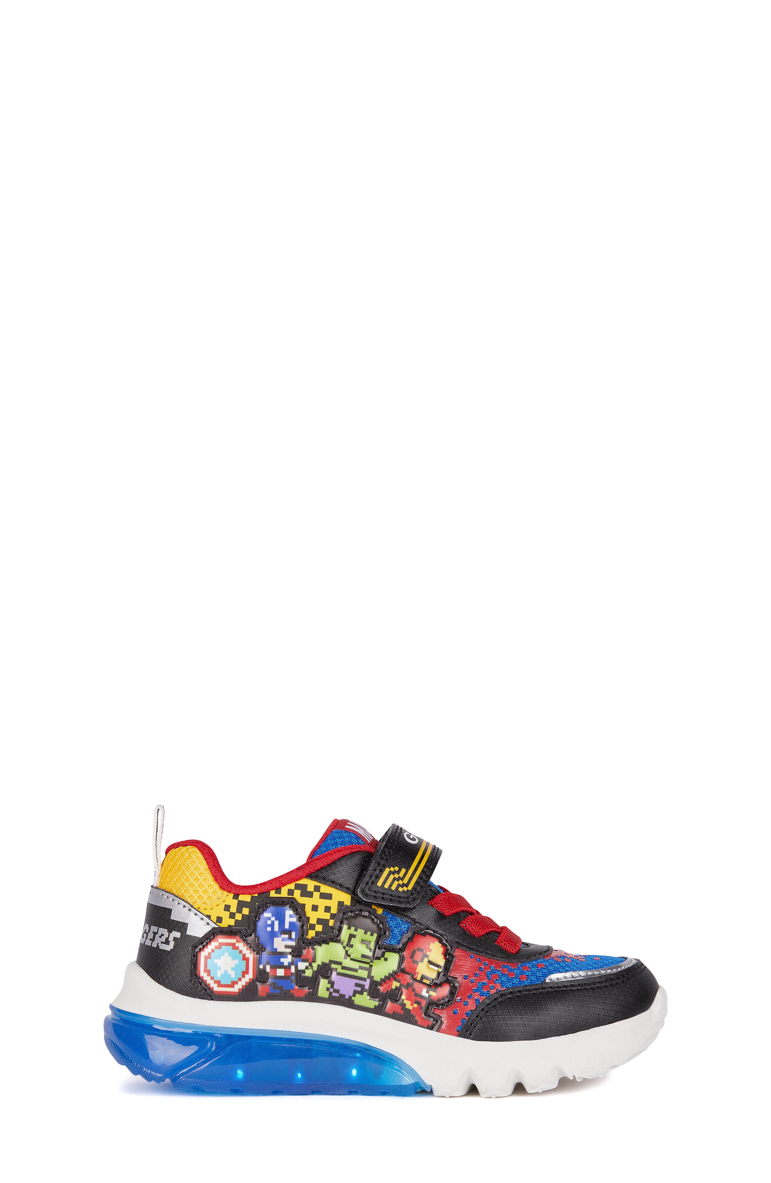 Geox x Marvel Kids' Ciberdron Sneaker, Alternate, color, 