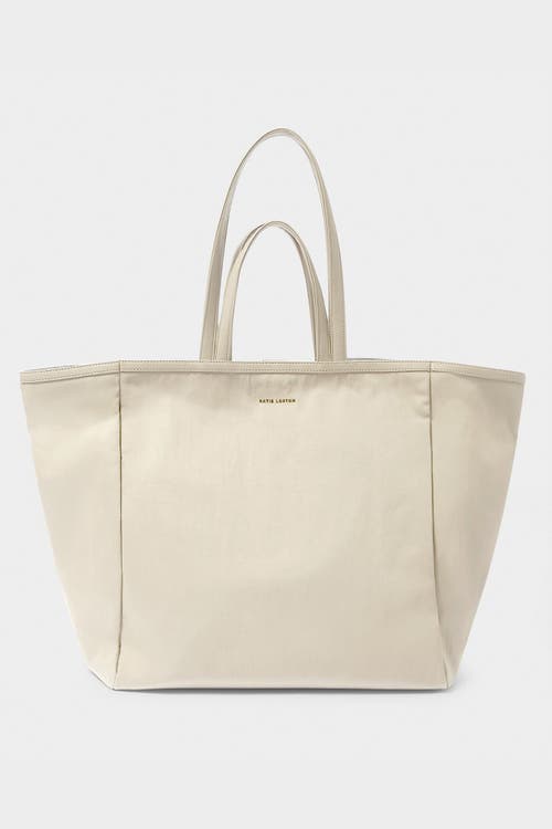 Katie Loxton Nylon-luxe Oversized Tote Bag In Neutral