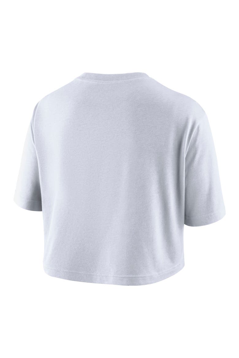 Chicago Bulls Women's NBA Crop Top, Alternate, color, WHITE
