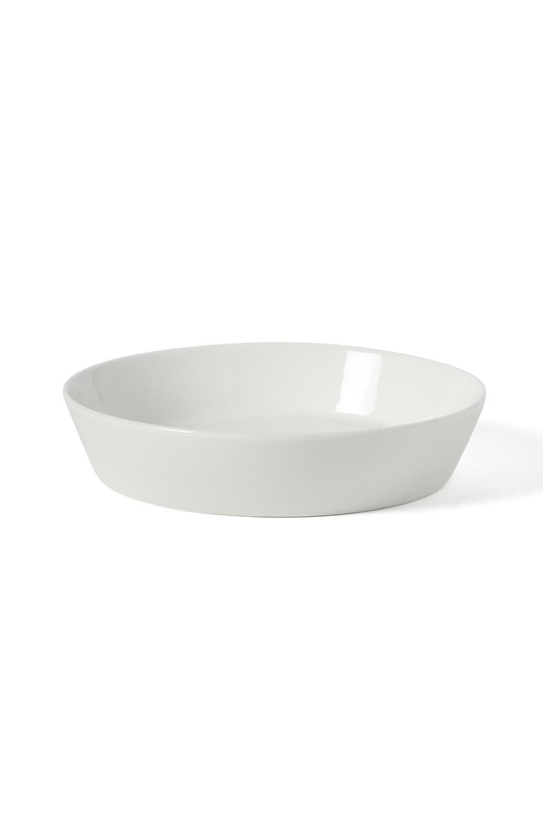 Selma 16-Piece Plates and Bowls Dinnerware Set, Service for 4, Alternate, color, White