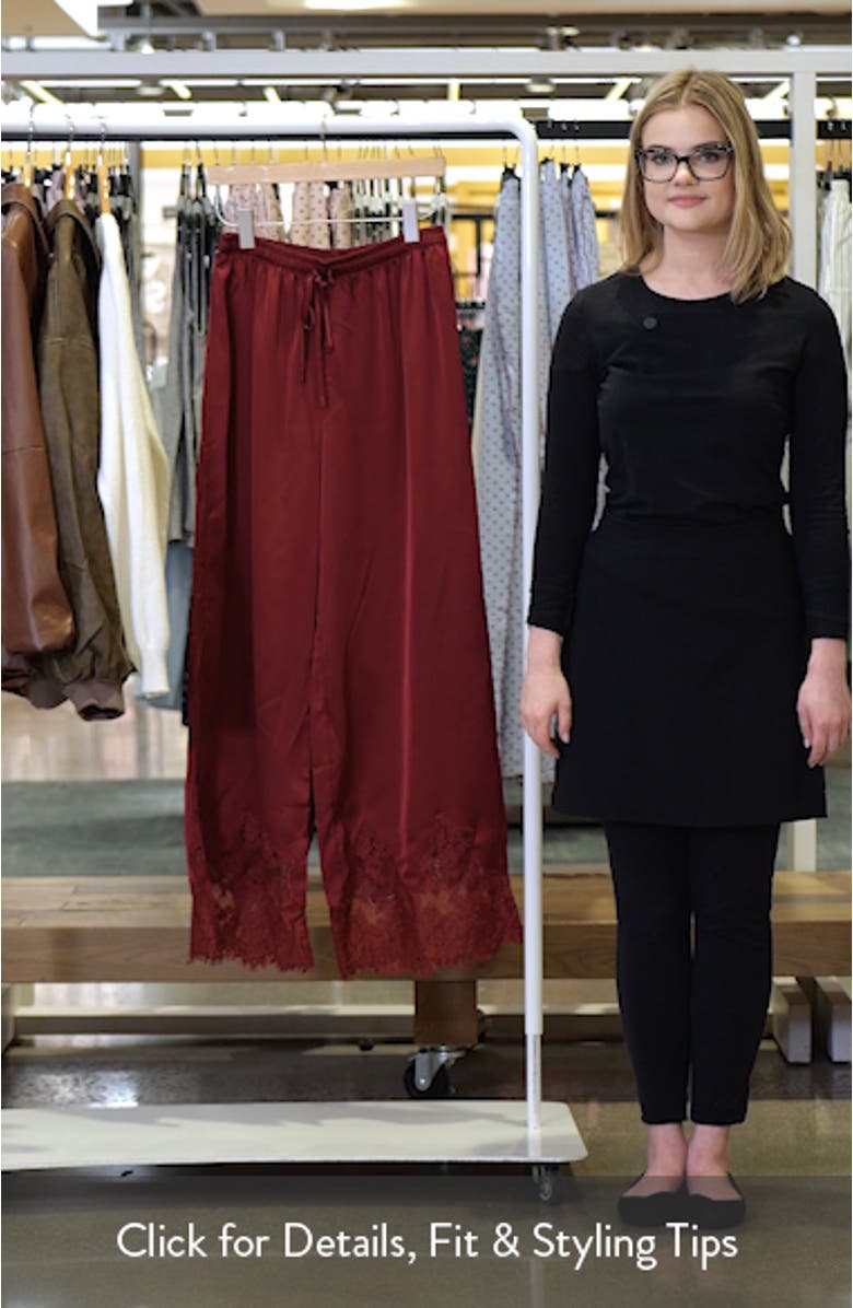 Viola Drawstring Waist Wide Leg Pants, sales video thumbnail