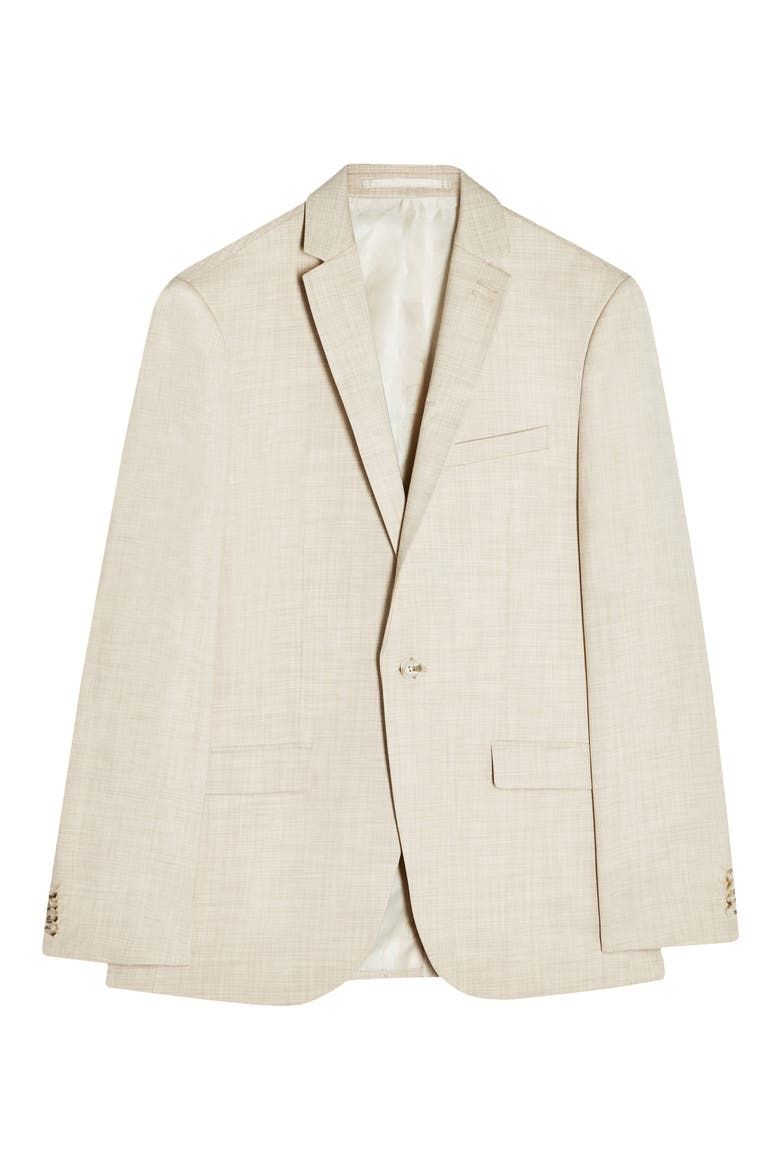 Dax Slim Fit Suit Jacket, Alternate, color, STONE