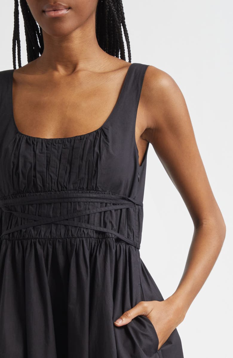 MILLE Frannie Sleeveless Midi Dress, Alternate, color, Black