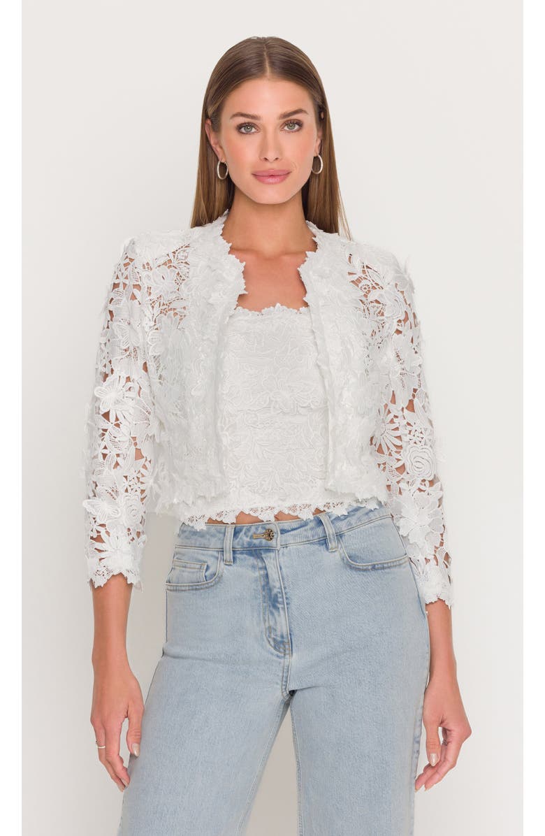 Generation Love Myra 3D Butterfly Lace Jacket, Main, color, 