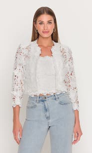 Generation Love Myra 3D Butterfly Lace Jacket