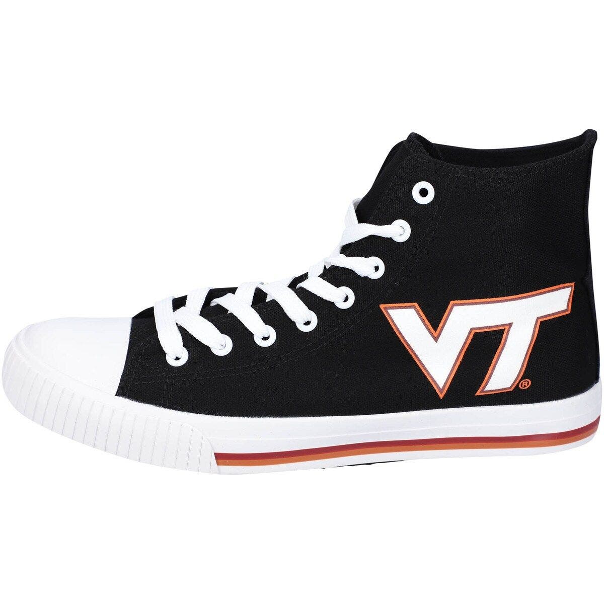 FOCO Men's FOCO Virginia Tech Hokies Big Logo High Top Canvas Shoes, Alternate, color, 