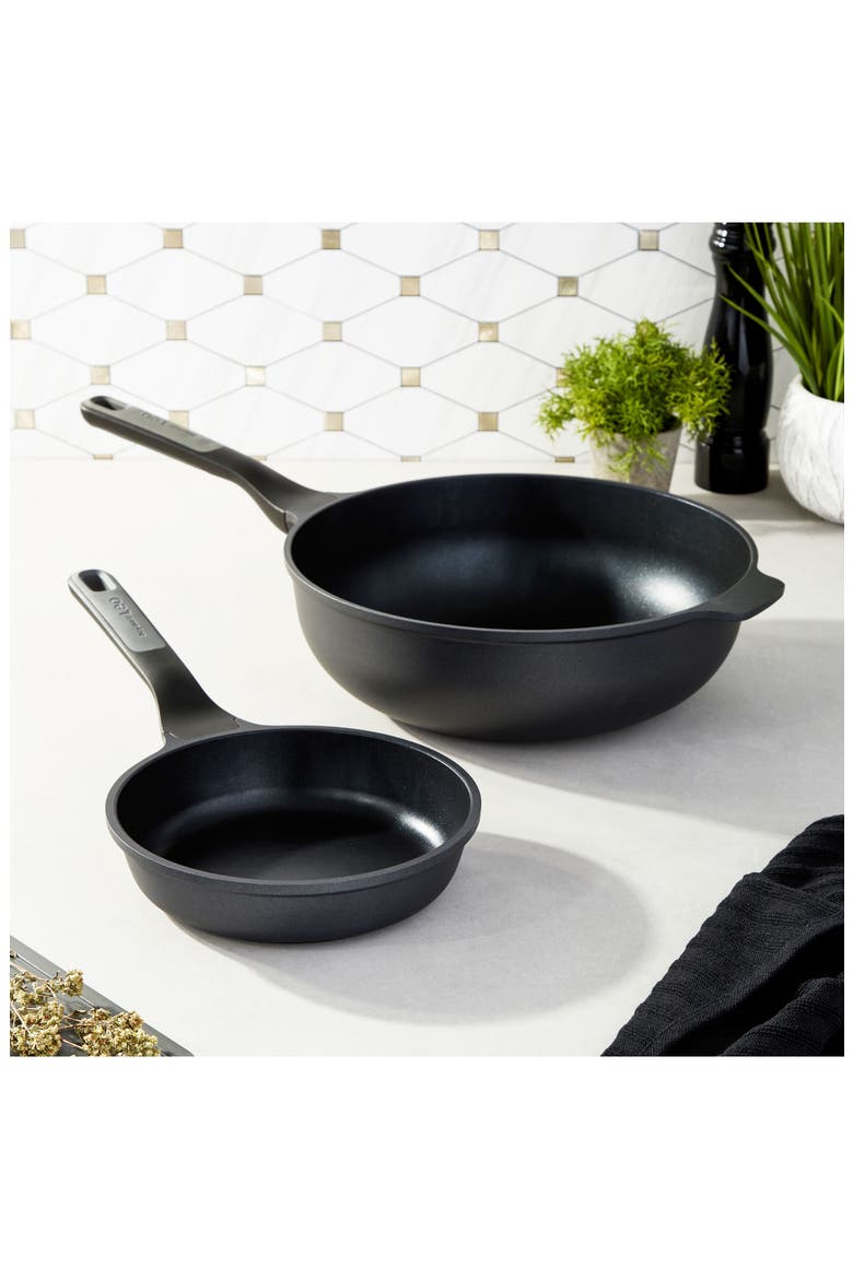 Leo Stone 2-Piece Cookware Set, Alternate, color, BLACK