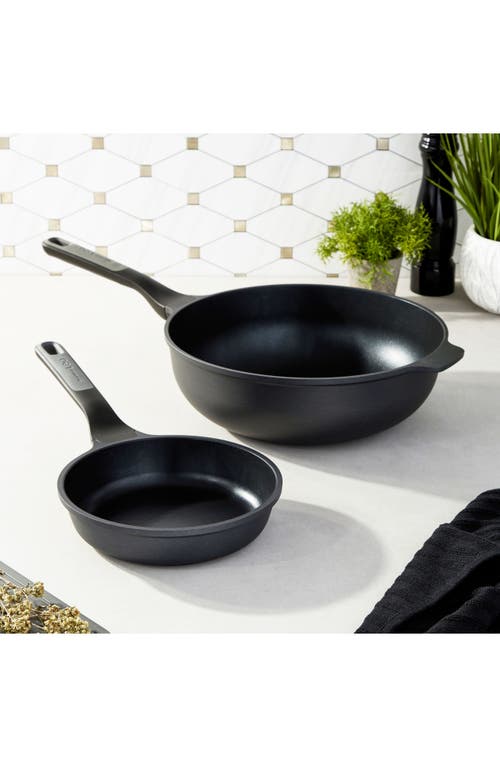 Berghoff Leo Stone 2-piece Cookware Set In Black