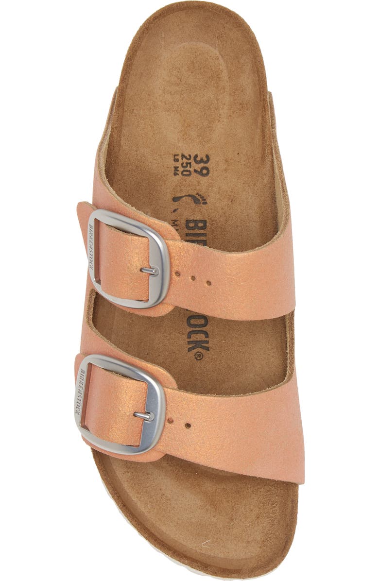 Birkenstock Arizona Big Buckle Slide Sandal - Discontinued, Alternate, color, Warm Coral